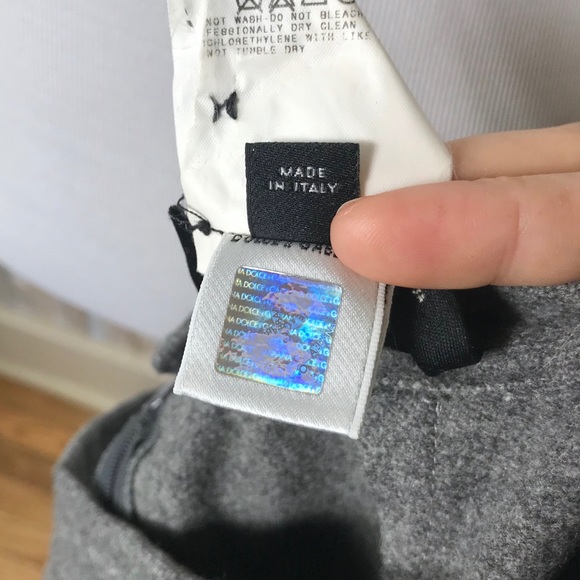 Dolce Gabbana D&G Embroidered Wool Pencil Skirt - Picture 8 of 8